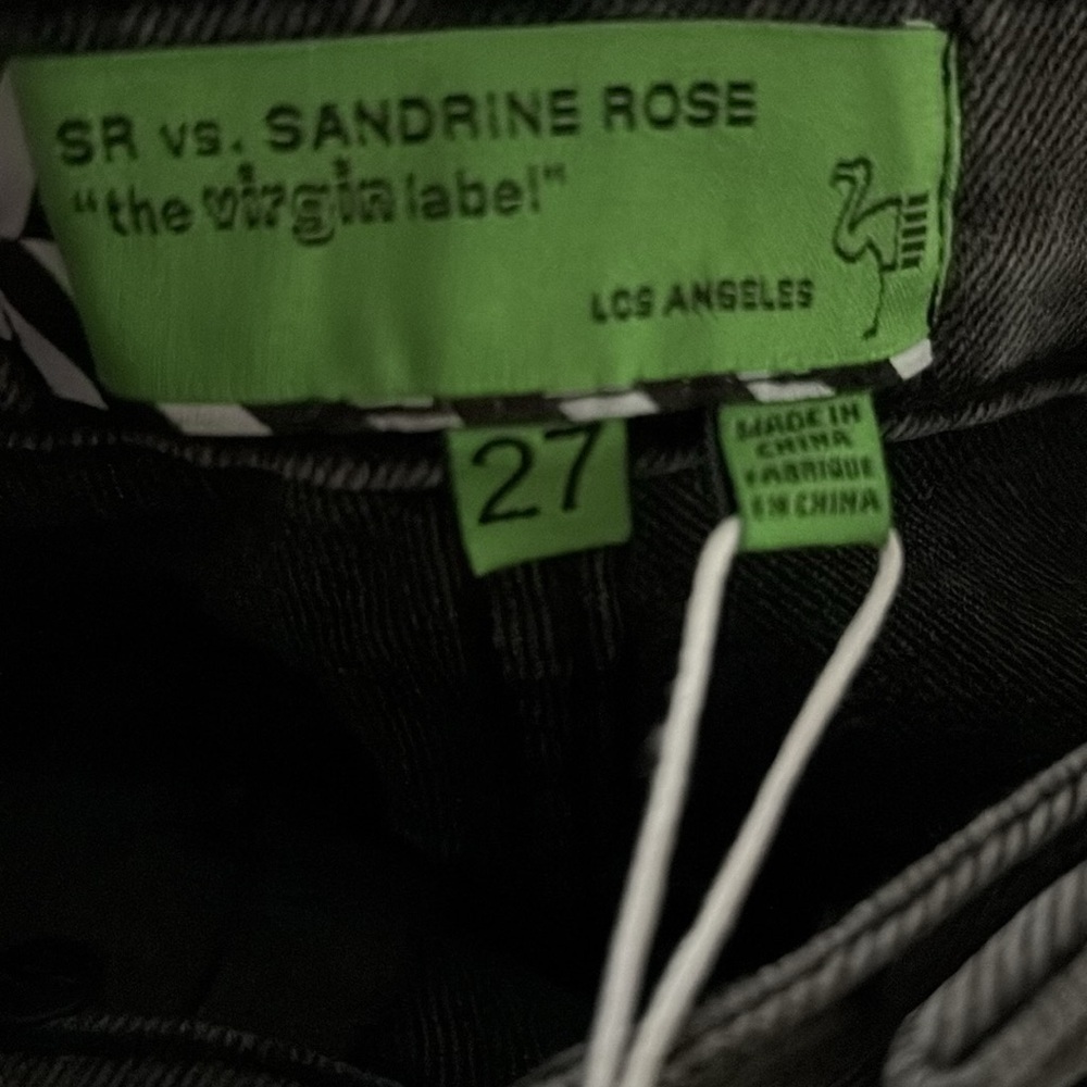 SR vs. Sandrine Rose “the virgin label” Distressed Denim - Picture 5 of 5